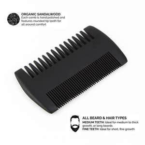 Kit de Rasage Homme de Marque Privée pour Salon, Ensemble de Soins Portable avec Peigne de Voyage pour Coiffure Barbe et Croissance des Cheveux, Idéal comme Cadeau, Trousse de Toilettage - Product Image 4