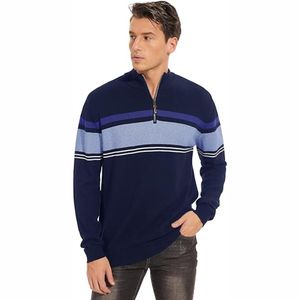 เสื้อสเวตเชิ้ตผู้ชายแบบซิป ¼  ดีไซน์หรูหรา สวมใส่สบาย แขนยาว ผ้าพรีเมียม เหมาะสำหรับฤดูหนาว - Product Image 2