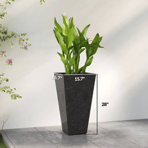 กระถางดอกไม้โลหะ & เครื่องปลูกต้นไม้ของตกแต่งสวนหรูหรา - Product Image 1