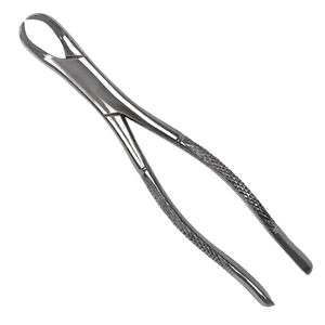 Forceps manuels d'extraction dentaire des molaires inférieures en acier inoxydable, réutilisables, instrument ergonomique - Product Image 1