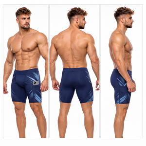 <b>Men's</b> Compression <b>Shorts</b> Sublimation Printed <b>Short</b> Tights Elastic Waist Yoga Workout <b>Shorts</b> <b>Men</b> Breathable <b>Base</b> <b>Layer</b> Gym <b>Shorts</b> - Product Image 5