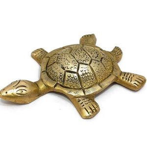 Elegante Escultura de Metal con Forma de Tortuga como Centro de Mesa para Decoración de Bodas, Uso en Hogar y Oficina de Lujo - Product Image 1