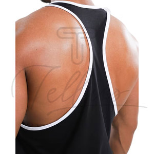 Camiseta sin Mangas para Hombre, Tejida con Cuentas, Estilo Vintage, de Alta Calidad, para Entrenamiento, Secado Rápido y Transpirable, Superventas - Product Image 3