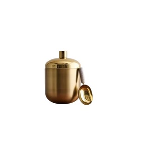 Seau à glace en métal haut de gamme conçu pour le refroidissement élégant des boissons lors d'événements hôteliers, de dîners, de divertissements et de services de bar professionnels. - Product Image 1