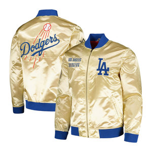 Veste de baseball en satin de soie sur mesure, respirante, en nylon professionnel de haute qualité, pour homme - Product Image 6