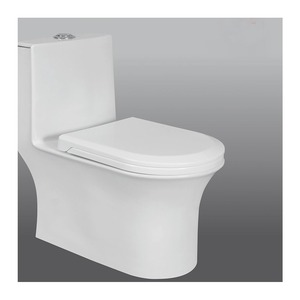 Commode monobloc en céramique durable pour petites et grandes salles de bain - Product Image 2