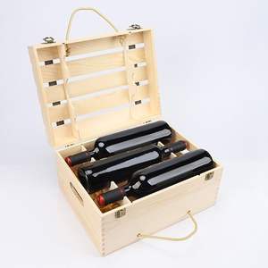 Soporte de madera multiusos para botellas, organizador de botellas de vino para encimera de cocina, estante de almacenamiento de madera natural para comedor - Product Image 3