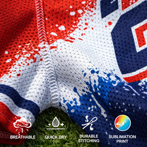 Paquete de camisetas de béisbol sublimadas de manga corta para hombre, camiseta de softbol de secado rápido, camiseta deportiva con logo personalizado - Product Image 4