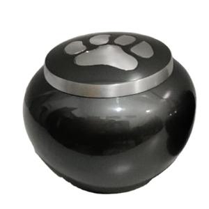 ODESEA Urne funéraire en laiton de style américain de haute qualité, ensemble de fournitures funéraires en métal fait à la main, 3 finitions colorées - Argent - Product Image 4