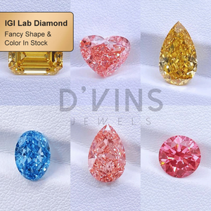 <b>D</b>'vins Jewels 1.22CT Fancy Color <b>D</b> VS1 Pear Cut HPHT IGI Certificate Loose Lab Grown Diamond Jewelry Making <b>Model</b> DJ546 - Product Image 5