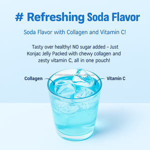 Gomitas con Sabor a Refresco Sin Azúcar y Bajas en Calorías con Colágeno de Pescado y Vitamina C, Refrigerio Saludable de 150 ml, 24 Meses de Duración para Adultos - Product Image 2