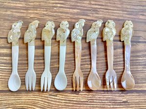 Cuchara de Concha Marina Natural con Acabado Perlado, Diseñada para Uso Decorativo, Decoración del Hogar y Decoración de Mesa - Product Image 5