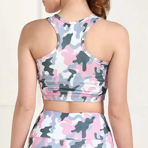 Sujetador Deportivo para Mujer, Suave, Sin Costuras, Acolchado, Sin Varillas, para Yoga, Gimnasio, Fitness, Transpirable, Elástico, Ropa Deportiva - Product Image 4