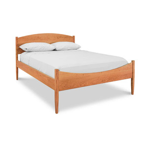 Wholesale Mid-Century Modern Arched Solid Wood <b>Bed</b> | Crescent Headboard & Footboard <b>Platform</b> <b>Bed</b> - Product Image 4