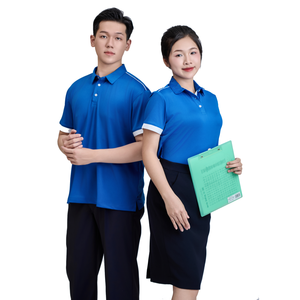 FMF Ready Stock Men's Short Sleeve Casual Shirt Breathable <b>Polyester</b> Pique Fabric Flexible Stretch Fit - Product Image 1