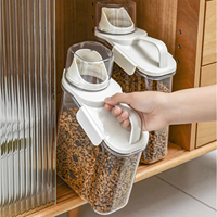 Contenedores Herméticos para Almacenamiento de Alimentos, Dispensador de Cereales, Caja de Almacenamiento de Cereales, Dispensador de Arroz, Dispensador de Granos, Organizador de Cocina