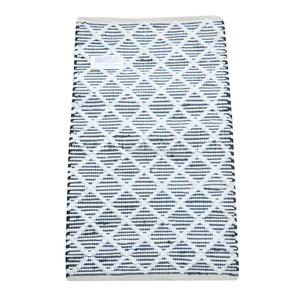 Tapis indien Chindi en coton et cuir de haute qualité Tapis Chindi tissé à la main réversible pour la décoration du salon Tapis recyclé d'Inde - Product Image 2