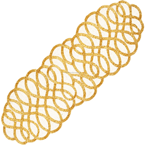 พรมปูรองจานผ้าปูรองจานผ้าปูรองจานผ้าปูรองจานแฟนซีตกแต่งงานคริสต์มาสทำมือสำหรับงานแต่งงาน - Product Image 1