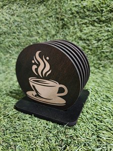 Beautiful Wooden Coasters for Dining Table Tea Coffee Cups Home Decor Table Protection - Product Image 2