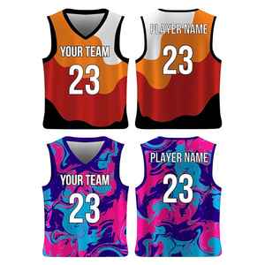 Dernier design, tissu à séchage rapide, vente en gros, impression numérique personnalisée, uniforme de basket-ball de haute qualité, vêtements de sport - Product Image 6