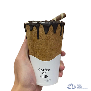 [ขายดี] บิสกิตกรอบรูปกรวยกาแฟ ยี่ห้อบลูโลตัสฟาร์ม ปลอดสารพิษ เป็นมิตรกับสิ่งแวดล้อม ใช้กับไอศกรีม ของหวาน ปาร์ตี้ คาเฟ่ - Product Image 1