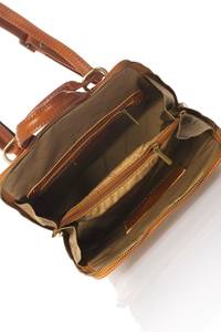 <b>Large</b> <b>Capacity</b> Waterproof Leather <b>Backpack</b> Vintage Anti-Theft Laptop Bag for Business Trip Rucksack LBP-0383 - Product Image 4