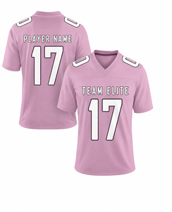 Maillot de football américain personnalisé Team Elite, col en V, manches courtes, polyester anti-humidité, pour homme adulte, taille 34 - Product Image 3