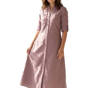 Vêtements de maternité écologiques OEM directement de l'usine pour femmes, en coton premium doux et respirant, triple boutonnage, pour la grossesse et l'allaitement - Product Image 4