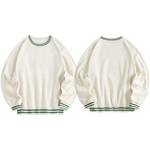 Sudaderas Casuales de Algodón Transpirables y Cómodas para Hombre, Ropa Masculina, Nuevo Diseño a Rayas, Logotipo Personalizado, Sudadera de Manga Larga - Product Image 2