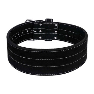Leather Single Prong Power <b>Belt</b> 4 Inches Wide 10 Mm Thick Gym Training <b>Belt</b> Workout Weight Lifting <b>Belts</b> - Product Image 6