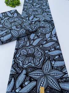 Premium Nigerian African Wax Print 100% Cotton Textile Vibrant Design for Fashion Clothing South Africa - Product Image 2