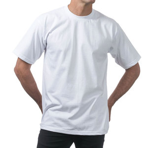 Camiseta Blanca para Hombre, 100% Algodón, Manga Corta, Cuello Redondo, Corte Regular, Cómoda, Secado Rápido, Transpirable, Informal - Product Image 2