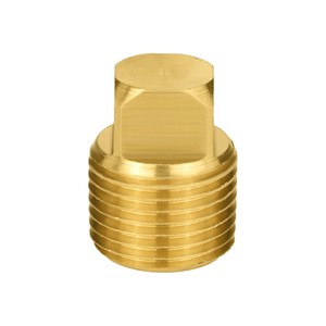 Brass Square Head Pipe Plug Fitting 1/2 Precision Tank Parts | PLUG 1-1/4" FORGED (Solid/Cored) Square Head Pipe Plug (AOL-02) - Product Image 6