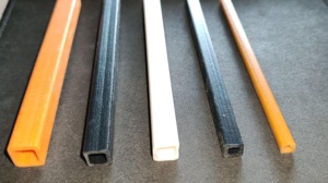 Heavy Duty PVC Square Hollow <b>Profile</b> Black <b>Plastic</b> Tube for Industrial Fabrication and Furniture Making - Product Image 3