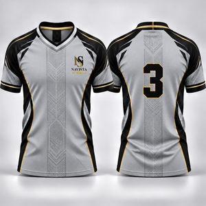 Camiseta de Fútbol Sublimada, Impresión Resistente a la Decoloración, Nivel Profesional, 100% Poliéster, Secado Rápido, Transpirable, Protección Anti-UV, Diseño Unisex - Product Image 1