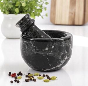 Superior Quality Marble Mortar And Pestle <b>Grinder</b> For Crushing Spices <b>Herbs</b> Seeds And Preparing Fresh Paste - Product Image 1