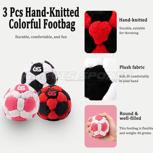 Premium Quality Knitted <b>Hacky</b> <b>Sack</b> Ball Oem Service <b>Hacky</b> <b>Sack</b> Ball Latest Design <b>Hacky</b> <b>Sack</b> Ball - Product Image 2