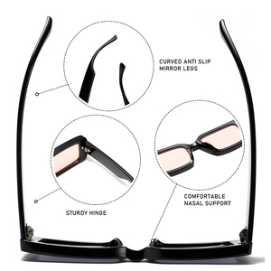 Gafas de Sol Rectangulares Clásicas Vintage RTS con Protección UV, Gafas de Sol de Diseño Personalizadas para Hombre y Mujer para Actividades al Aire Libre - Product Image 6