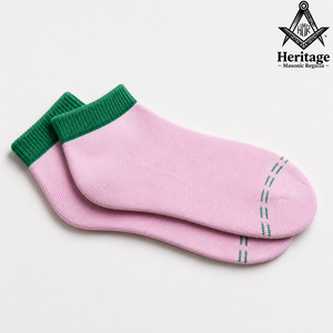 HMR Customized Greek Alpha | Kapa Pink Green Breathable Custom Logo <b>High</b> Quality <b>Socks</b> - Product Image 1