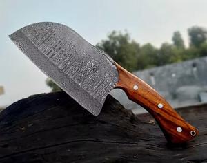 Couteau de chef personnalisé en acier Damas de haute qualité, lame tranchante, revêtement antiadhésif, compatible lave-vaisselle, ambidextre, sur mesure - Product Image 4
