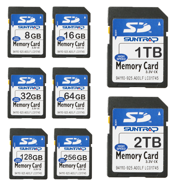 Factory Price SD Memory Card with 16GB 32GB 128GB 256GB High Speed Flash Use for Camera Customized Personal Logo