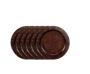 Premium Iron Charger <b>Plate</b> Elegant Table <b>Decor</b> Accent for Wedding and Event Styling - Product Image 1