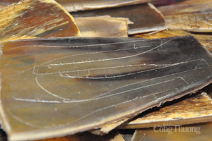 Peigne à cheveux en corne naturelle fait main, en corne de buffle et de vache, pour des soins doux des cheveux et du cuir chevelu, en provenance du Vietnam - Product Image 3