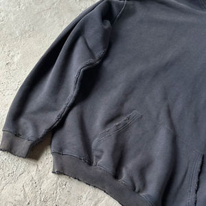 Sweat à capuche long zippé surdimensionné pour homme, écologique, en molleton 100 % coton de haute qualité, léger, respirant et brodé – Collection Automne - Product Image 4