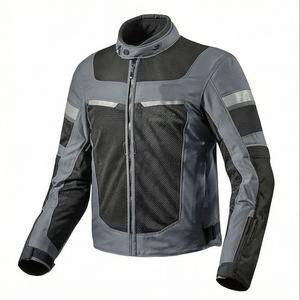 Blousons de moto de course avec protections, vêtements d'extérieur textiles de mode pour motards d'été, personnalisables en couleur - Product Image 1