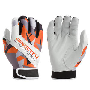 Gants de frappe de baseball en cuir, dernier design, pour adultes unisexes, avec design imprimé personnalisé, gants d'entraînement - Product Image 1