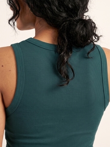 Débardeur côtelé à col en V pour femme, sans manches, coupe ajustée, style court, décontracté, doux, extensible, tricoté, mode quotidienne, basique, pour le quotidien - Product Image 4