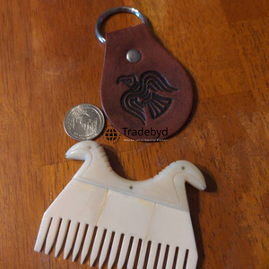 Peine de Cabello de Hueso Natural Tradebyd, Peine Desenredante con Acabado Suave, Accesorio de Belleza Hecho a Mano de Primera Calidad - Product Image 3
