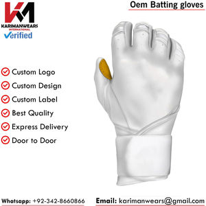 Gants de frappe de baseball personnalisés par sublimation, design entièrement imprimé, en cuir de mouton, équipement de frappe professionnel, vente en gros directe d'usine - Product Image 3