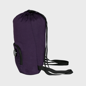 Arctic Fox Drawstring <b>Backpack</b> for <b>Kids</b> Dull Purple Jute Beach Bag with Custom Logo Sporty Style for Girls and <b>Boys</b> - Product Image 3